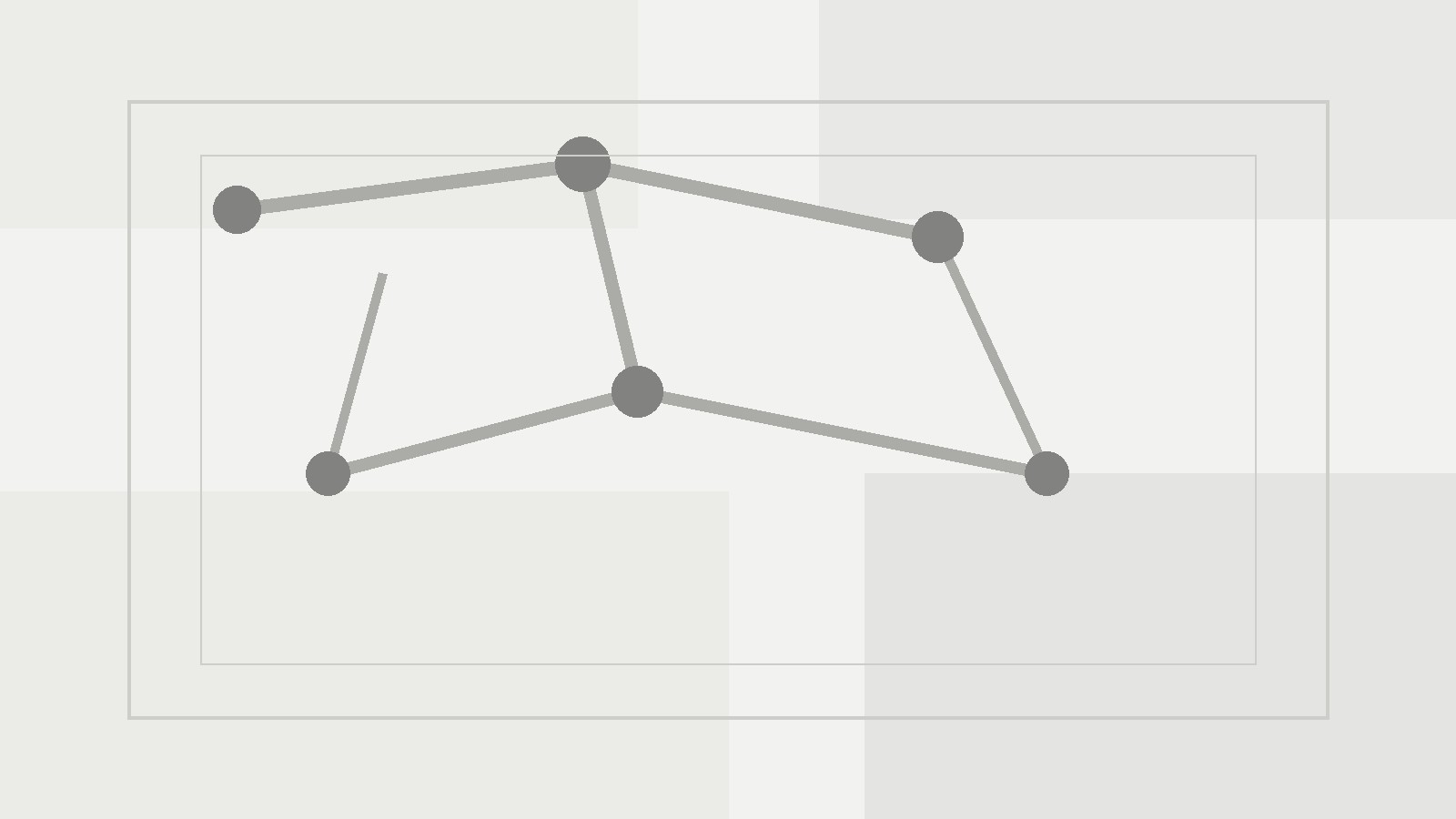 Abstract interconnected framework representing systems thinking